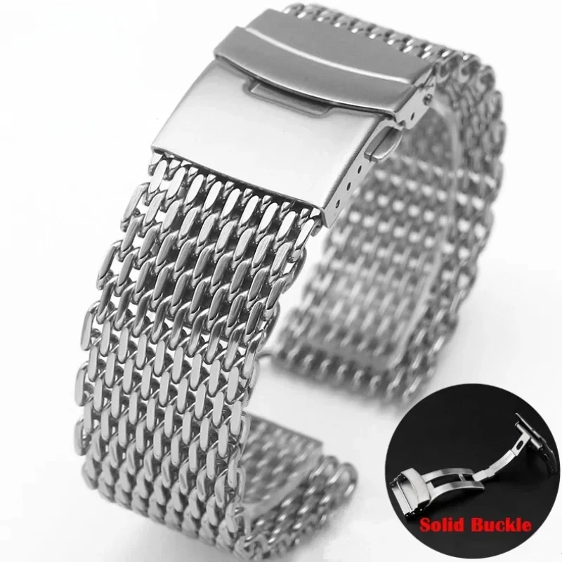Mesh Strap Metal - 세이코 다이빙용 메쉬 솔리드 스테인레스 스틸