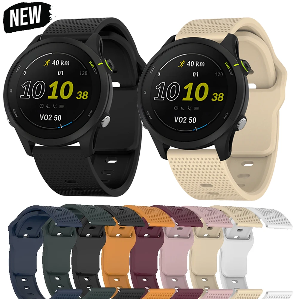 Silicone Watch Band 22Mm - 삼성 46mm/갤럭시 Watch3 45mm/기어 S3 프론티어용