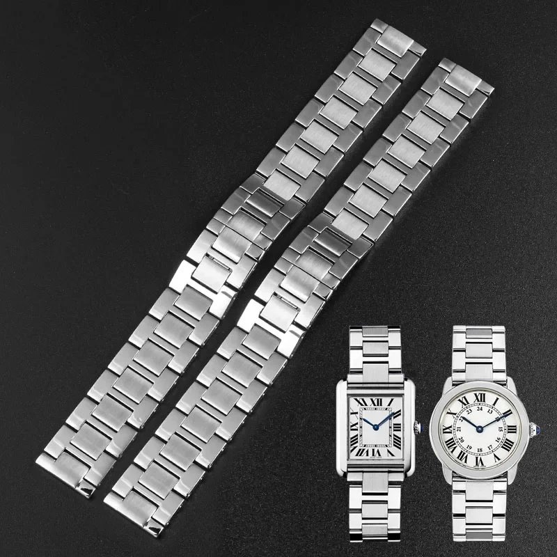 까르띠에 탱크 솔로 론드 시리즈 스틸 시계줄 시계체인  - Cartier Watch Tank 리뷰 및 가격