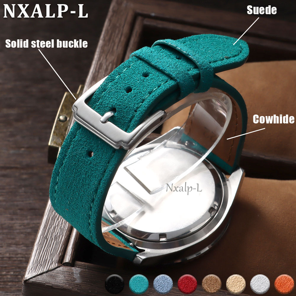 내구성 있는 스웨이드 소가죽 시계 스트랩 18mm19m - Suede Strap Watch 리뷰 및 가격
