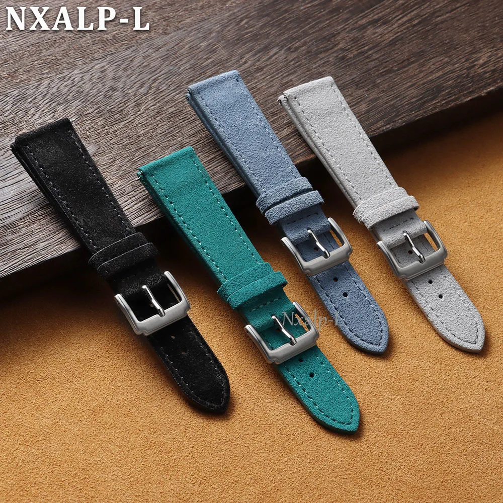 내구성 있는 스웨이드 소가죽 시계 스트랩 18mm19m - Suede Strap Watch 리뷰 및 가격