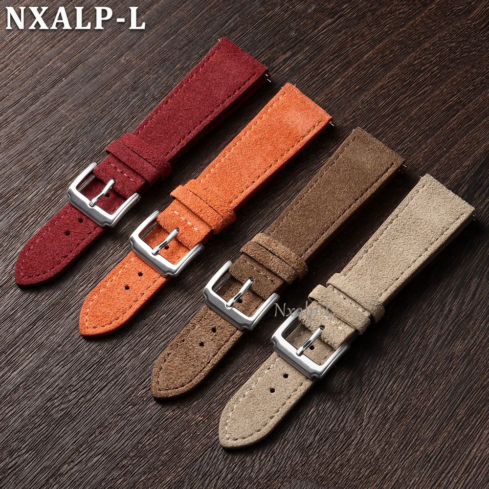 내구성 있는 스웨이드 소가죽 시계 스트랩 18mm19m - Suede Strap Watch 리뷰 및 가격