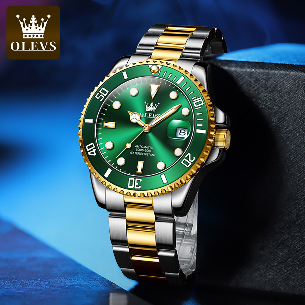 OLEVS 6650 남성용 기계식 시계 럭셔리 탑 브랜 - Rolex Watch Datejust 리뷰 및 가격