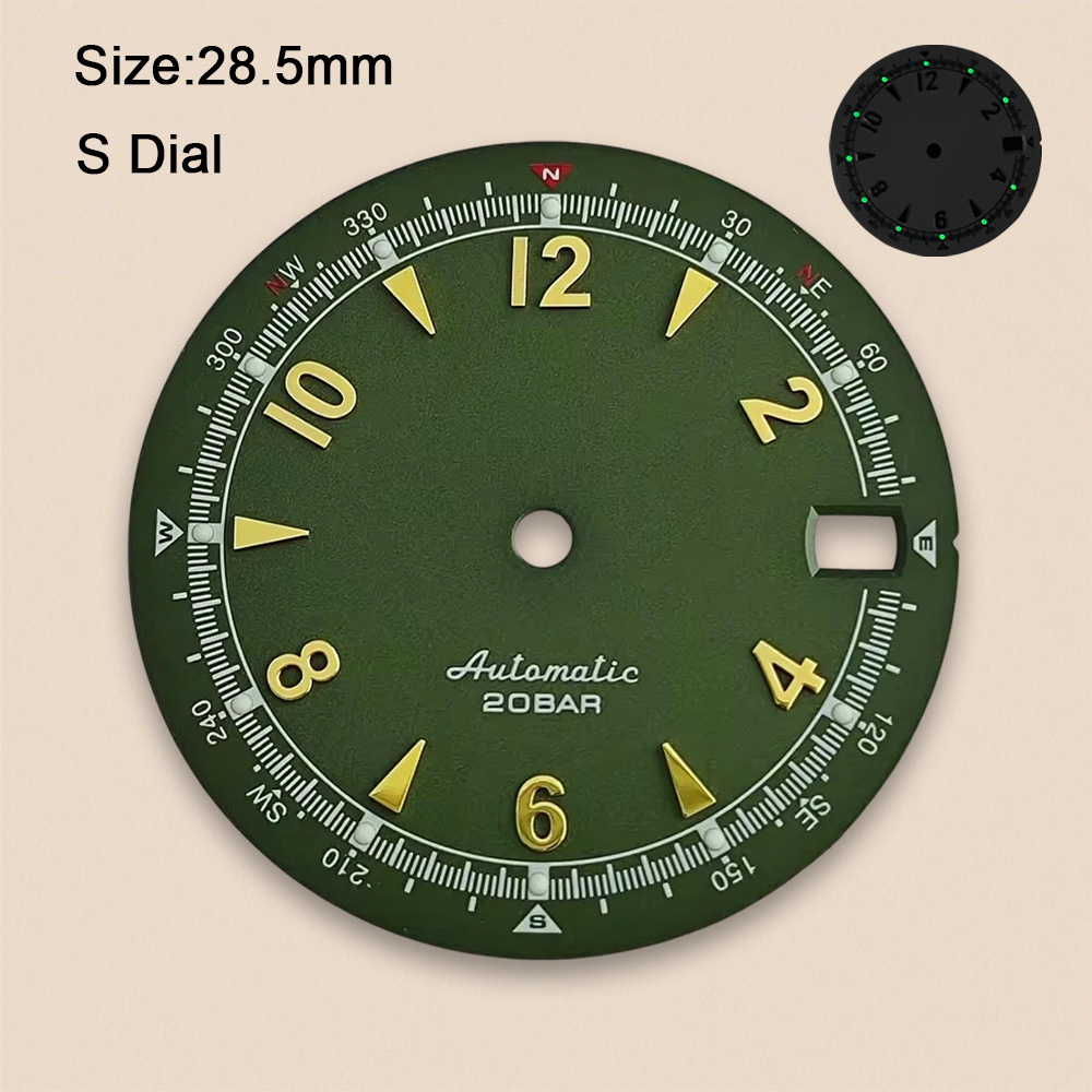 NH35 NH36 무브먼트용 NH35 다이얼 S 로고  - Seiko Watch 5 Sports 리뷰 및 가격