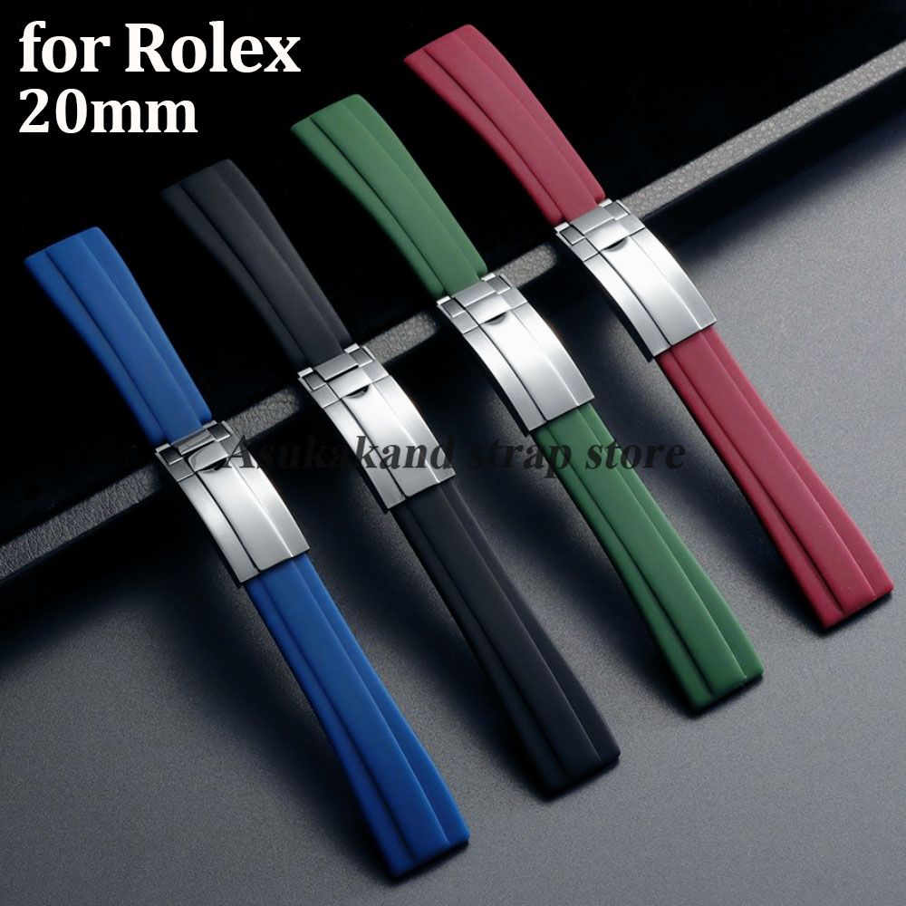 워터 고스트 고무 접이식 버클 시계 밴드 남자 시계 팔 - Rolex Watch Submariner 리뷰 및 가격