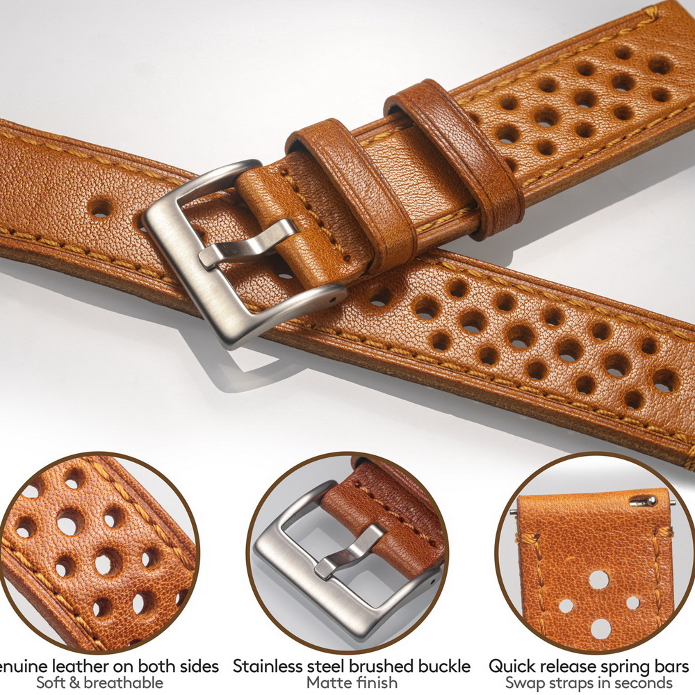 Hemsut 소가죽 시계 밴드 퀵 릴리스 부드러운 통기 - Rubber Strap Diver 리뷰 및 가격
